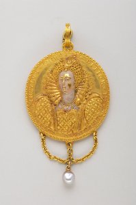 1589年エリザベス1世名誉のメダル 裏面（16世紀 作： Anonymous Anonymous