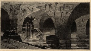 メニラマウント貯水池 - パリ - 1890年 - 彫刻 1890年 作： Anonymous Anonymous