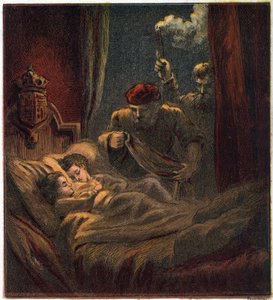1483年、イングランド王エドワード4世（1442-1483）の子供たちの殺人事件。イングランド王エドワード5世（1470-1483）とヨーク公リチャード（またはシュルーズベリー公リチャード 作： Anonymous Anonymous