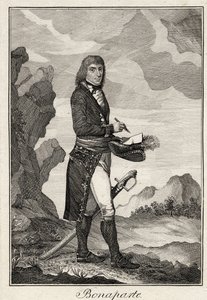 ナポレオン・ボナパルト - 匿名 - 1797年 - 銅版画 - 16,2x11,1 - 個人蔵 作： Anonymous Anonymous