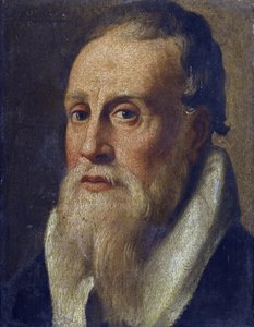 Nicolas de Verone (14eme siecle) - 詩人Nicolo da Veronaの肖像 par Anonymous, 16世紀後半 - 木に油彩, 23,5x18,1 - 個人蔵 作： Anonymous Anonymous