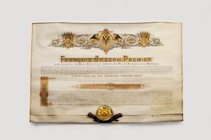 金の羊毛の勲章The Austrian Golden Fleece - Diplôme d