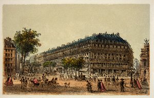 1874年パリ：カプシーヌ大通り 個人蔵 作： Anonymous Anonymous