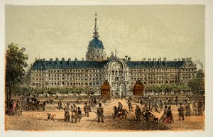 1874年のパリ。ホテル・デ・アンヴァリッド、プライベート・コレクション 作： Anonymous Anonymous