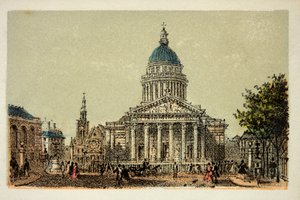 1874年のパリ。ル・パンテオン、個人蔵