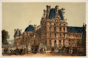 1874年のパリ。レ・チュイルリー、個人蔵 作： Anonymous Anonymous