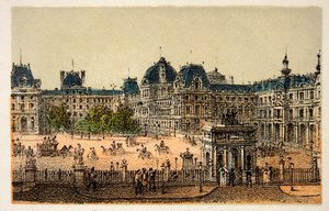 1874年のパリ。新生ルーヴル美術館、個人蔵 作： Anonymous Anonymous