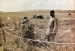 第一次世界大戦初期の歩兵中尉の個人アルバムからの写真（1st, Iere 作： Anonymous Anonymous