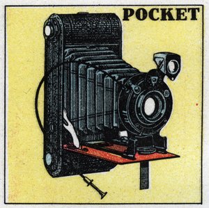 写真を撮るということ"ポケット "カメラ1925年の匿名のイラスト。個人蔵。