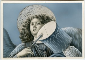 Pious image: a musician angel (print) 作： Anonymous Anonymous