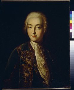 大公妃エリザベート・ペトロヴナ (1709-1761) の肖像 (大公エリザベート・ペトロヴナの肖像)。 1741 年から 1762 年までラ クレメンテとして知られていたロシアの皇后エリーザベト 1 世。匿名の絵画、キャンバスに油彩、18 世紀半ば。 アートロ