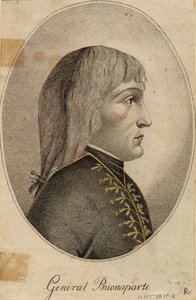 "ナポレオン・ボナパルト将軍（1769-1821）の肖像" 無名の彫刻 1796年 Dim 19,2x12,5 cm プライベート・コレクション 作： Anonymous Anonymous