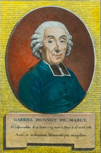Abbe Gabriel Bonnot de Mably (1709-1785) 哲学者、ユートピア社会主義の先駆者の肖像 Privee Collection 作： Anonymous Anonymous