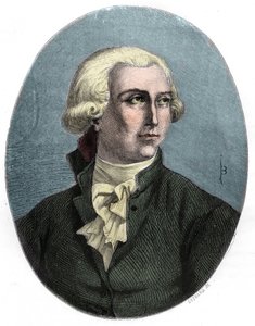 アントワーヌ・ローラン・ラヴォアジエの肖像 - フランスの化学者アントワーヌ・ローラン・ラヴォアジエ（1743-1794）の肖像 - デュプレ・ド・ラ・マヘリーの「Le Livre Rouge - Histoire De L