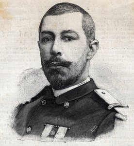 アントワーヌ・ミゾン（1853-1899）の肖像。"Le Peute Parisien "に掲載された版画 作： Anonymous Anonymous