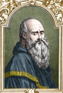 ベルナルディーノ・ルイーニ（1481-1532）と呼ばれるイタリア人画家ベルナルディーノ・デ・スカピスの肖像。1859年、アルマンゴーによる「ヨーロッパの画廊-イタリア」に掲載された版画。個人蔵。