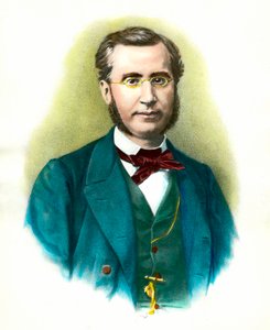 フランスの政治家、エミール・オリヴィエ（1825-1913）の肖像。19世紀のエングレーヴィング。個人蔵 作： Anonymous Anonymous