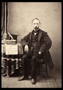 フランチェスコ・クリスピ（1818-1901）の肖像 1863年のイタリアの政治家。©Lee-leemage 作： Anonymous Anonymous