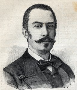 Giovanni Giolitti (1842-1928) イタリアの政治家、閣僚会議議長の肖像。"Le Petro Parisien "に掲載された版画
