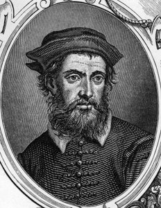 グレゴリオ・ディ・トマソ・キウリノヴィッチ・ロ・スキアヴォーネ（1436-1504）の肖像 イタリアの画家。1859年、アルメンゴーによる「ヨーロッパの画廊-イタリア」に掲載された版画。個人蔵。 作： Anonymous Anonymous