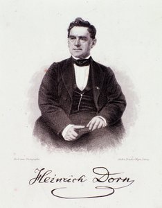 ハインリッヒ・ドルン（1804-1892）の肖像 19世紀のドイツの指揮者、作曲家、ジャーナリスト。ミラノの個人コレクション 作： 匿名匿名