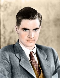 1934年のハワード・ロバード・ヒューズの肖像。アメリカの実業家、プロデューサー。1905 - 1976. 作： Anonymous Anonymous