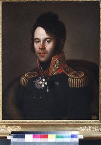 市長ピョートル・アファナシエヴィチ・パプコフ(1772-1853)の肖像 - Anonymous.油彩・キャンバス 作： Anonymous Anonymous