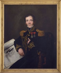 アンヌ・クレティアン・ルイ・ド・ヘル提督（1783-1864）の肖像、匿名 .油彩・キャンバス、1832年頃個人蔵 作： Anonymous Anonymous