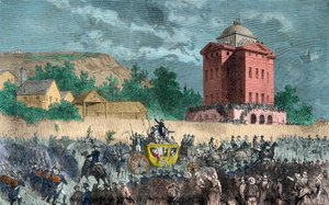 ヴァレンヌの帰還、1791年6月25日にパリに連れ戻された王家の人々、エングレーヴィング、プライベート・コレクション 作： Anonymous Anonymous