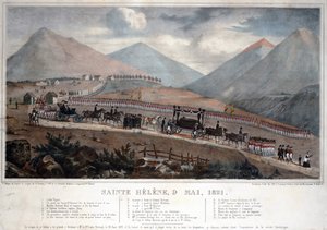 Saint Helena, 9th May 1821 - Anonymous - 1839 - カラーリトグラフ - 59,9x84 - Private Collection 作： Anonymous Anonymous