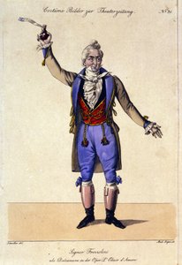 1832年5月12日、ミラノのカノビアーナ劇場で上演されたガエターノ・ドニゼッティ（1797-1848）のオペラ「L