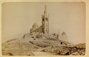 1885-1890年頃のマルセイユの街とその周辺。ノートルダム・ド・ラ・ガルド 個人蔵 作： Anonymous Anonymous