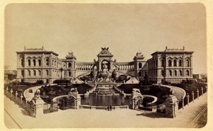 1885-1890年頃のマルセイユの街とその周辺。ロンシャン宮殿（美術館）、個人蔵 作： Anonymous Anonymous