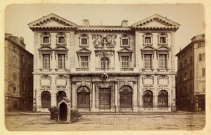 1885-1890年頃のマルセイユの街とその周辺：市庁舎、個人蔵 作： Anonymous Anonymous