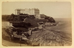 1885-1890年頃のマルセイユの町とその周辺。ル・シャトー・デュ・ファロ、個人蔵
