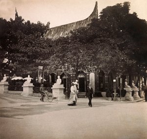 1900年の万国博覧会 - パリの万国博覧会。ネールランデーズ・インディーズ - 個人蔵 作： Anonymous Anonymous