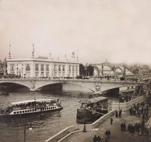 1900年の万国博覧会 - パリの万国博覧会。パレ・デ・コングレ - 個人蔵