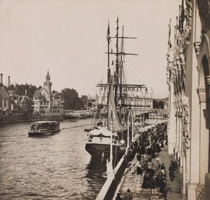 1900年の万国博覧会 - 1900年にパリで開催された万国博覧会。オールドパリ-個人コレクション 作： Anonymous Anonymous