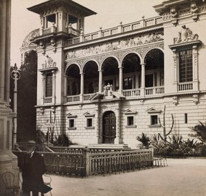 1900年の万国博覧会 - 1900年にパリで開催された万国博覧会。モナコのパビリオン - 個人蔵 作： Anonymous Anonymous