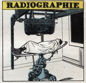 X線のことX線装置。1925年の匿名のイラスト。個人蔵。 作： Anonymous Anonymous