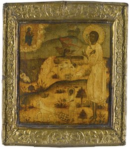 ヴェルコラの聖アルテミウス、17世紀後半 作： 匿名のロシアのイコン画家
