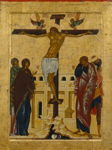 はりつけ、1497 作： Anonymous Russian icon painter