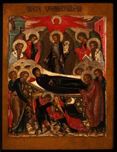 聖母の生神女、1640年代 作： Anonymous Russian icon painter