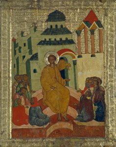 聖トーマスの信仰、1497 作： Anonymous Russian icon painter