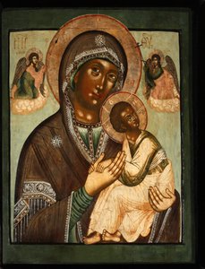 情熱の神の母ストラストナヤ、17世紀 作： Anonymous Russian icon painter