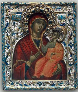 ティフヴィンの神話、17世紀末 作： Anonymous Russian icon painter