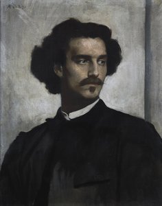 自画像 作： Anselm Feuerbach