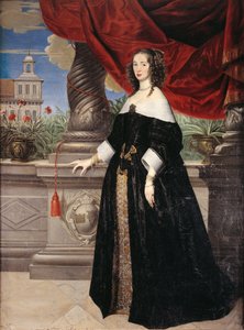 アンナ・マルガレータ・フォン・ハウグヴィッツ（1622～73年） 作： アンセルム・ヴァン・ハル