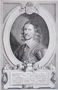 Barthold van Gent (c.1580s-1650) 「Portraits des Hommes Illustres」より、Petrus de Iodeが彫った1706年発行のエングレーヴィング。 作： Anselmus van (after) Hulle