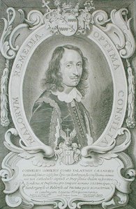Cornelius Gobel (1611-165?)、Petrus de Iodeが1706年に出版した「Portraits des Hommes Illustres」より(エングレーヴィング) 作： Anselmus van (after) Hulle